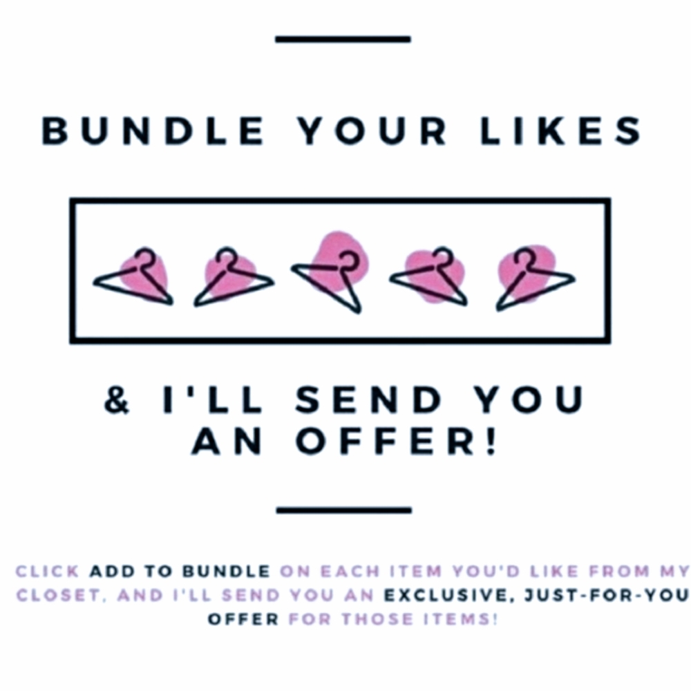Send Offers & Bundle Likes. Save On Shipping